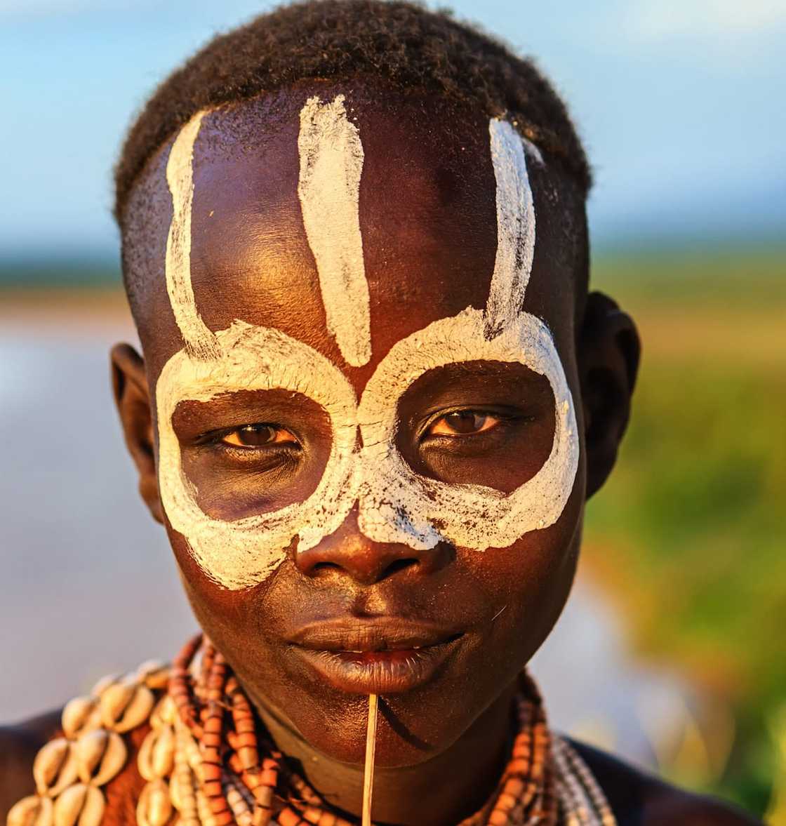 African face paint